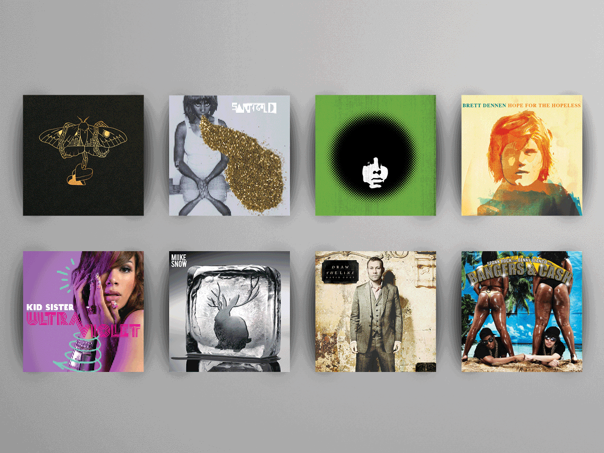 Various album covers