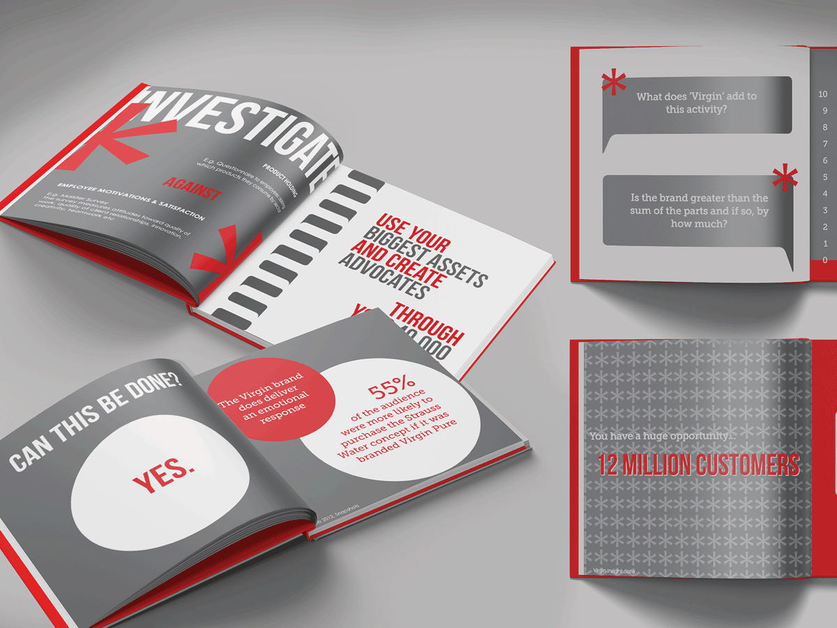 Virgin marketing proposal book